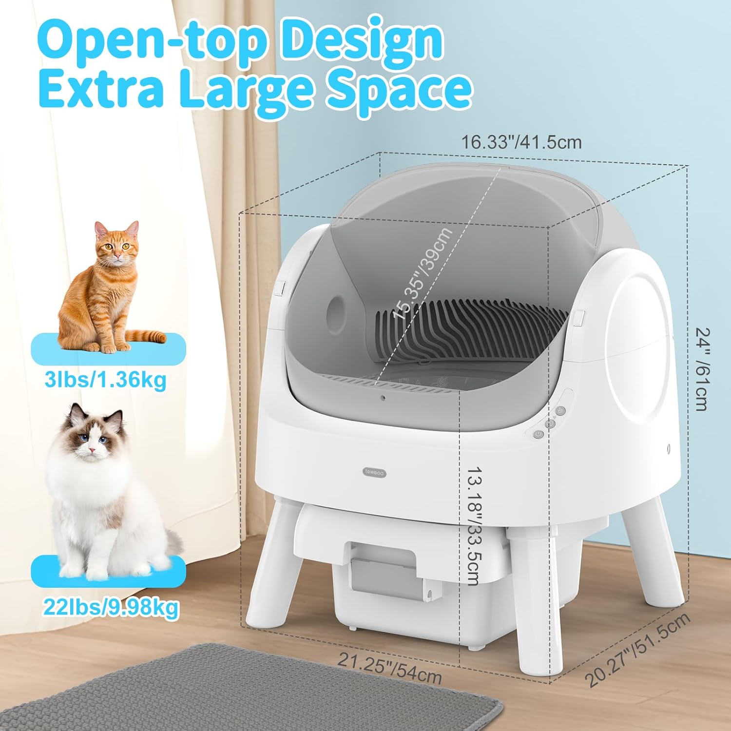 Effortless Clean™ Automatic Cat Litter Box™ - PawFect