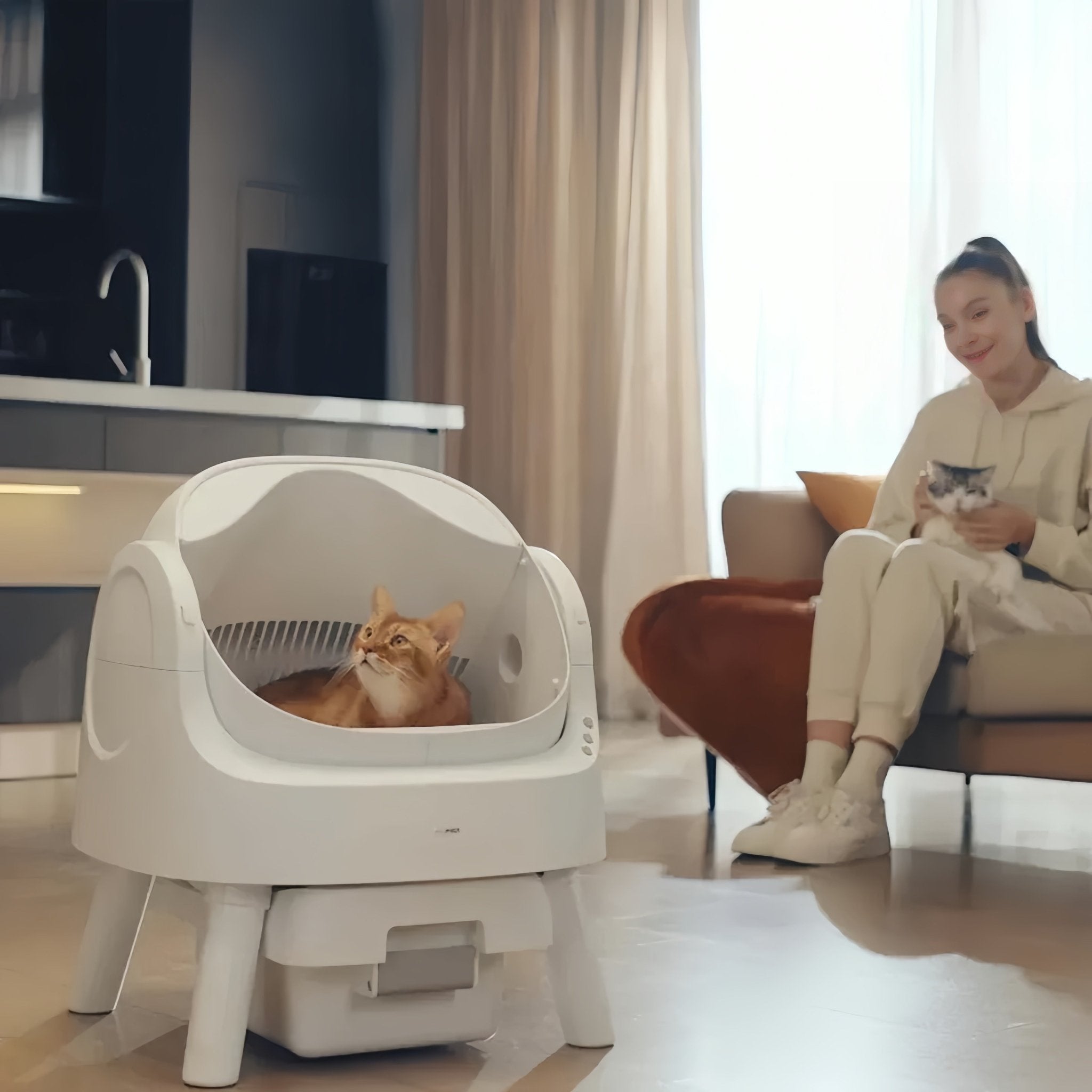 Effortless Clean™ Automatic Cat Litter Box™ - PawFect