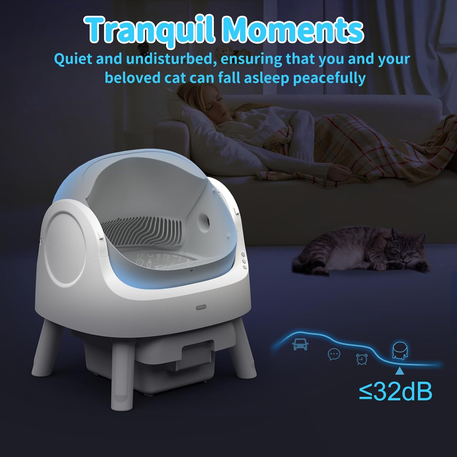Effortless Clean™ Automatic Cat Litter Box™ - PawFect