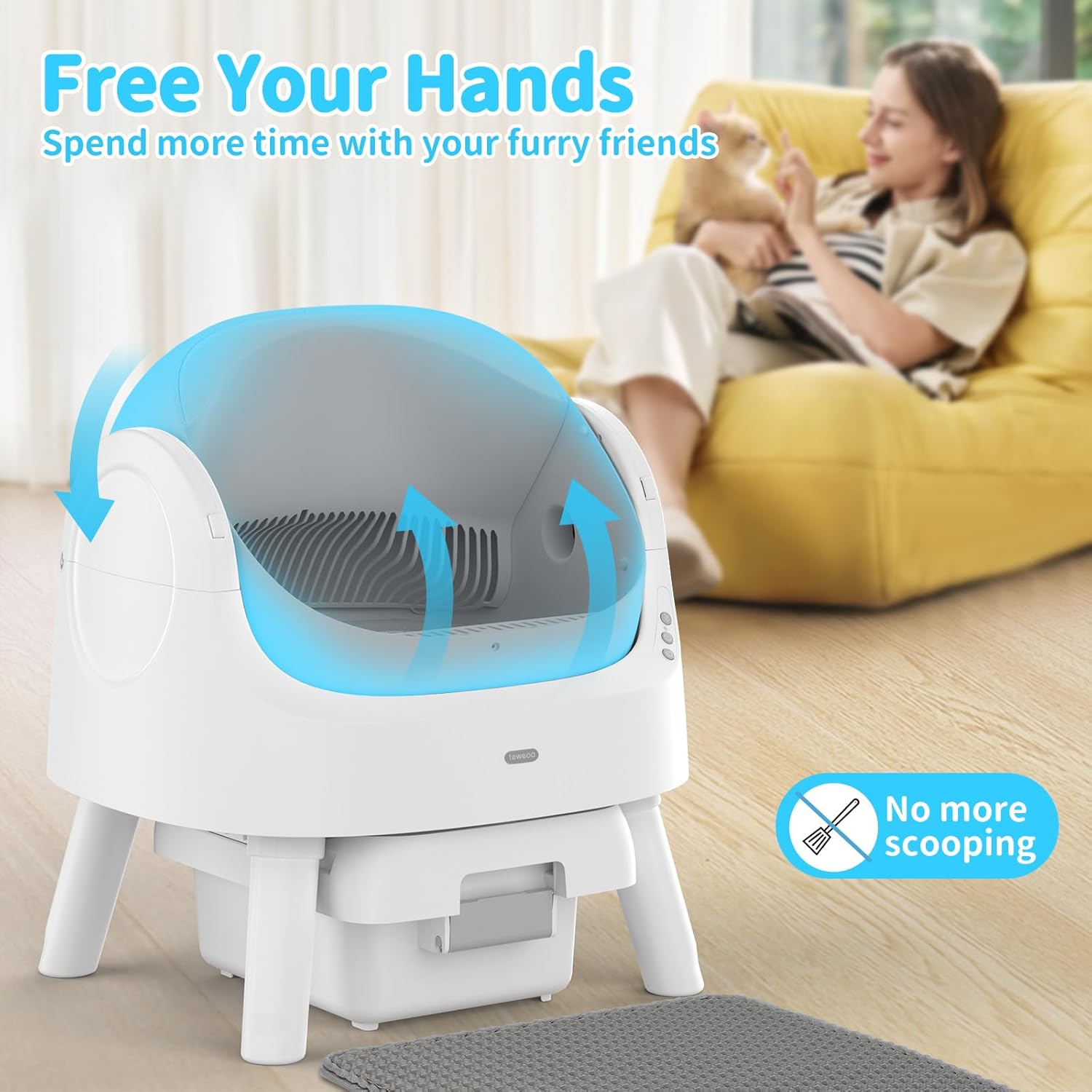 Effortless Clean™ Automatic Cat Litter Box™ - PawFect